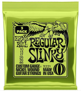 Ernie Ball Regular Slinky Nickel Wound Sets, .010 - .046 (3 Pack)