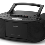 Sony Stereo CD/Cassette Boombox Home Audio Radio, Black (CFDS70BLK)