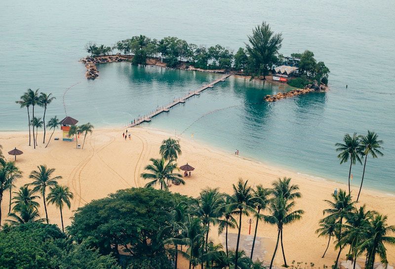 Sentosa Beach Singapore