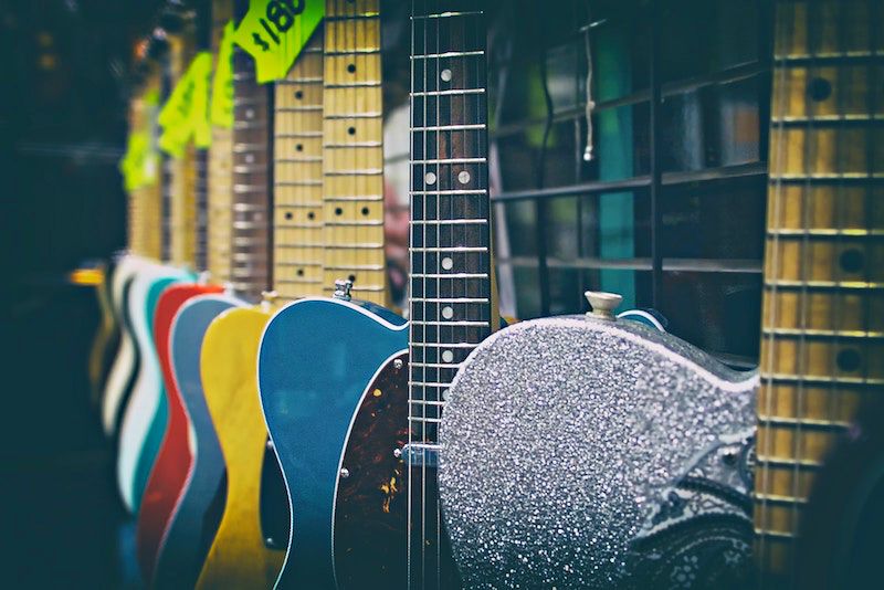 Most Reviewed Guitar Shops in the World on Google Maps