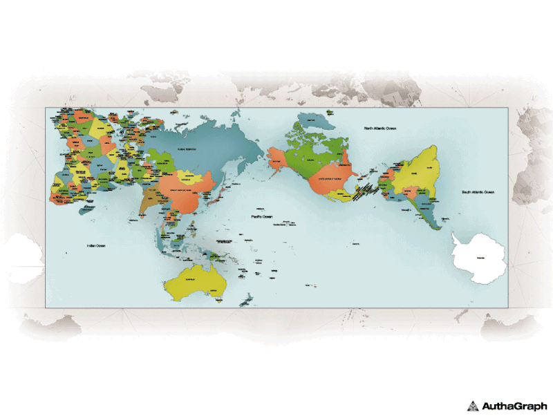 Here's the World's Most Accurate Map - AllinAllSpace