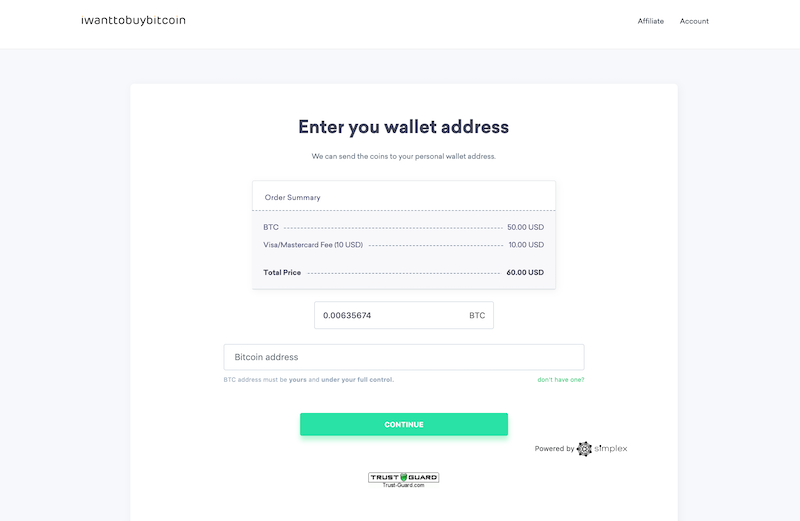 iwanttobuybitcoin wallet