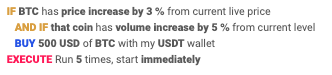 Automated trading crypto