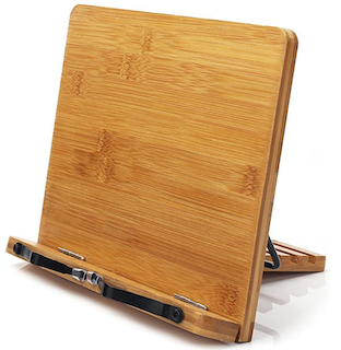 Wishacc Bamboo Book Stand 