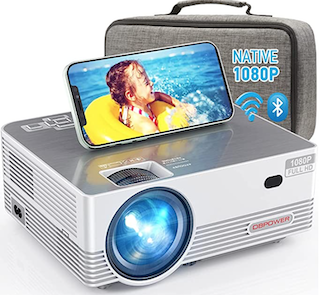 Native 1080P WiFi Bluetooth Projector