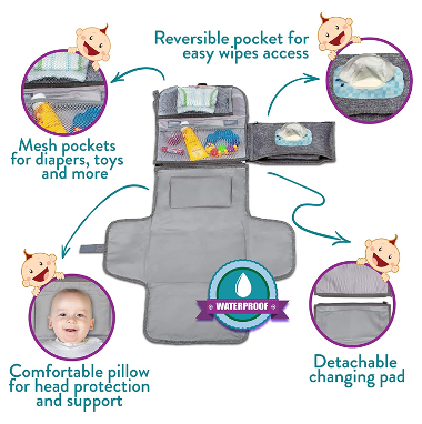 10. Portable Diaper Changing Pad