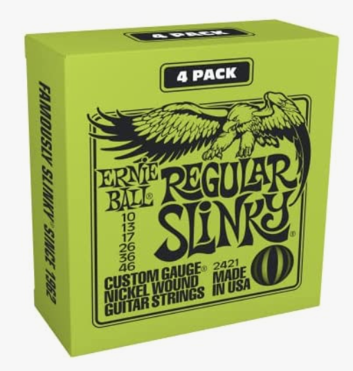 Ernie Ball Regular Slinky Nickel Wound Electric Guitar Strings