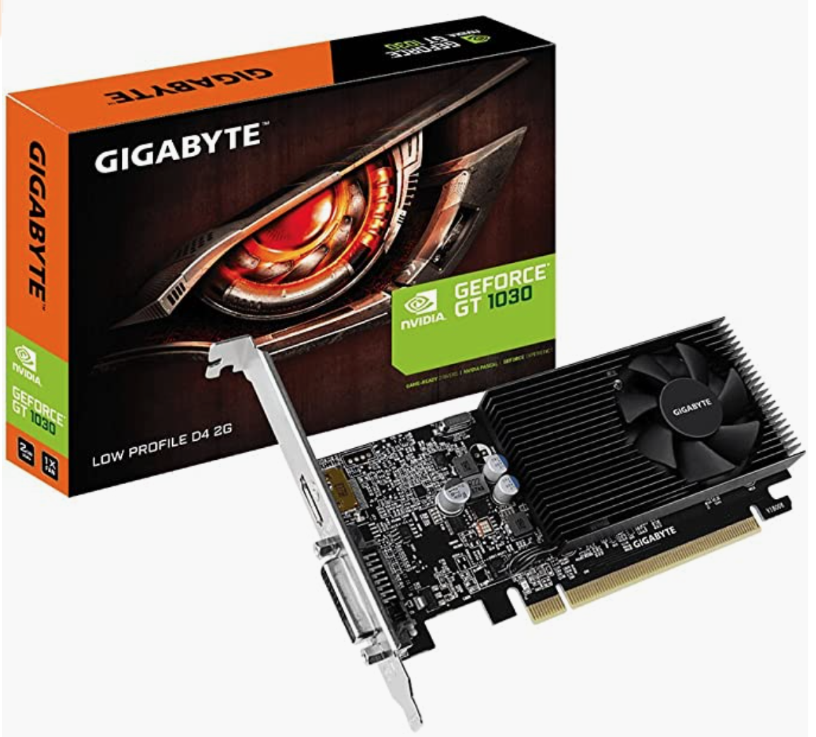 Gigabyte GV-N1030D4-2GL GeForce GT 1030 Low Profile D4 2G Computer Graphics Card